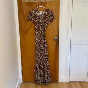 Auguste the Label Floral Maxi Wrap Boho Dress